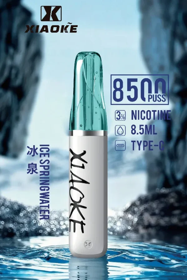 88d553d13956e6754a48a6a234a5ac4e.jpg.webp XIAOKE 梟客8500口拋棄式電子煙 8.5ml儲油量 3%尼古丁鹽 支援Type-C充電 台灣現貨秒發