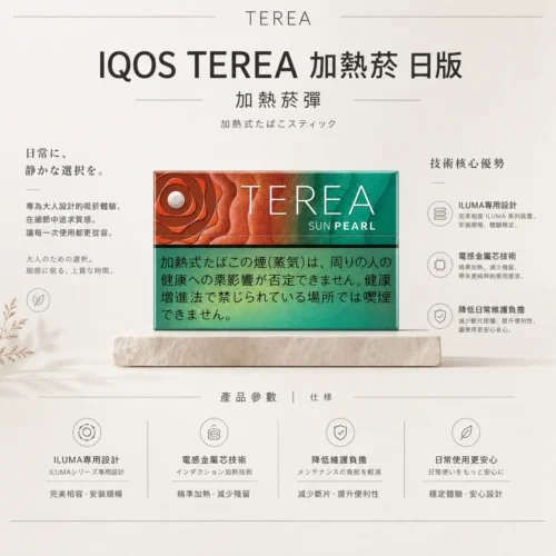 TEREA 日版 IQOS ILUMA 專用加熱菸彈 完美相容ILUMA全系列加熱主機 內建電感金屬芯 27種風味20支裝