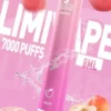 LIMI拋棄式一次性7000口.webp LIMI 冰感水果系列 7000口 炫彩吸氣發光視覺設計 結合可充電大電量與高解析清涼口感