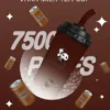 VAKA 冰感水果奶茶系 7500口 萌熊貓造型隨身攜帶超搶眼 3% 尼古丁鹽長效續航 旅遊出差備用推薦