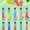 VAPOR STORM 風暴 5000口 高性能大容量拋棄式煙桿 結合網綿芯霧化與充電補電設計 打造頂級體驗