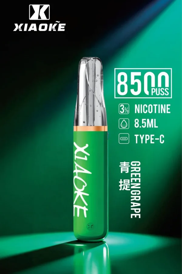 bede8c3d084105e043d192765e2199c6-1024x1536.jpg.webp XIAOKE 梟客8500口拋棄式電子煙 8.5ml儲油量 3%尼古丁鹽 支援Type-C充電 台灣現貨秒發