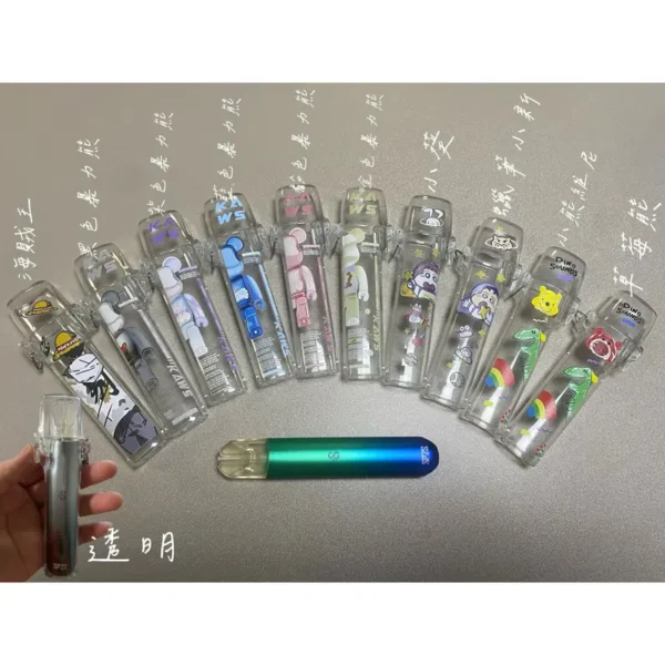 一代通用主機卡通貼圖透明保護套 強化防摔防刮工藝 便攜耐磨矽膠軟套 台灣現貨秒發